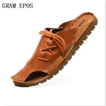 Мужские вьетнамки; сандалии; повседневная мужская обувь на резиновой подошве; летние пляжные вьетнамки из натуральной кожи; Sapatos Hembre sapatenis masculino
