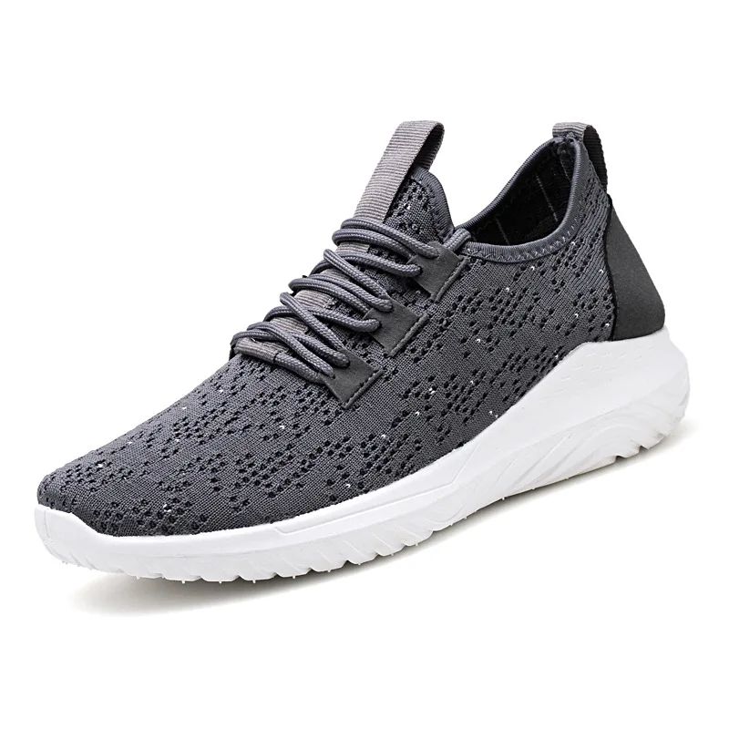 

2019 Casual Shoes Men Flat Sneakers Breathable Fashion Mesh Mens Trainers Shoes Summer Sneakers Men Running Shoes Big Size