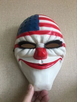 

New Quality PAYDAY 2 Adult Kids Clown Face Mask Fancy Dress Halloween Horror Prop Costumes