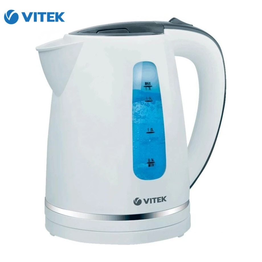 Электрический чайник VITEK VT-7018(W) (1.7 л, 2200 Вт, пластик, белый)