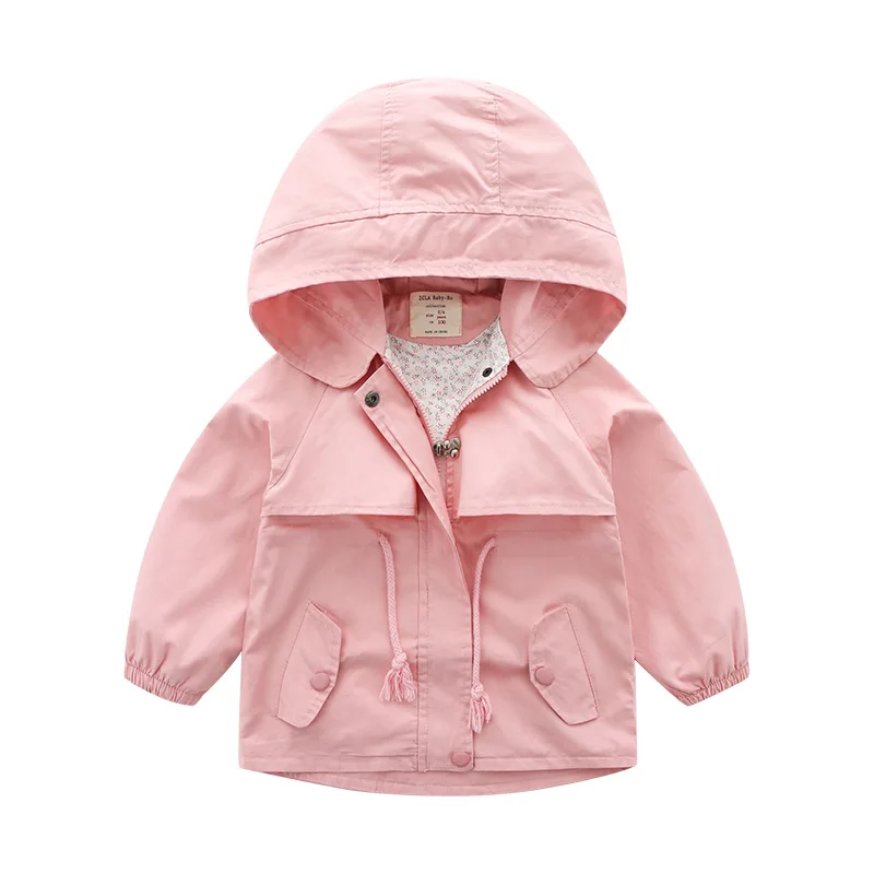 

Fashion Girls Jackets And Coats Kids Windbreaker Hooded Jackets Spring Autumn Jackets For Girls Clothing Children Coat