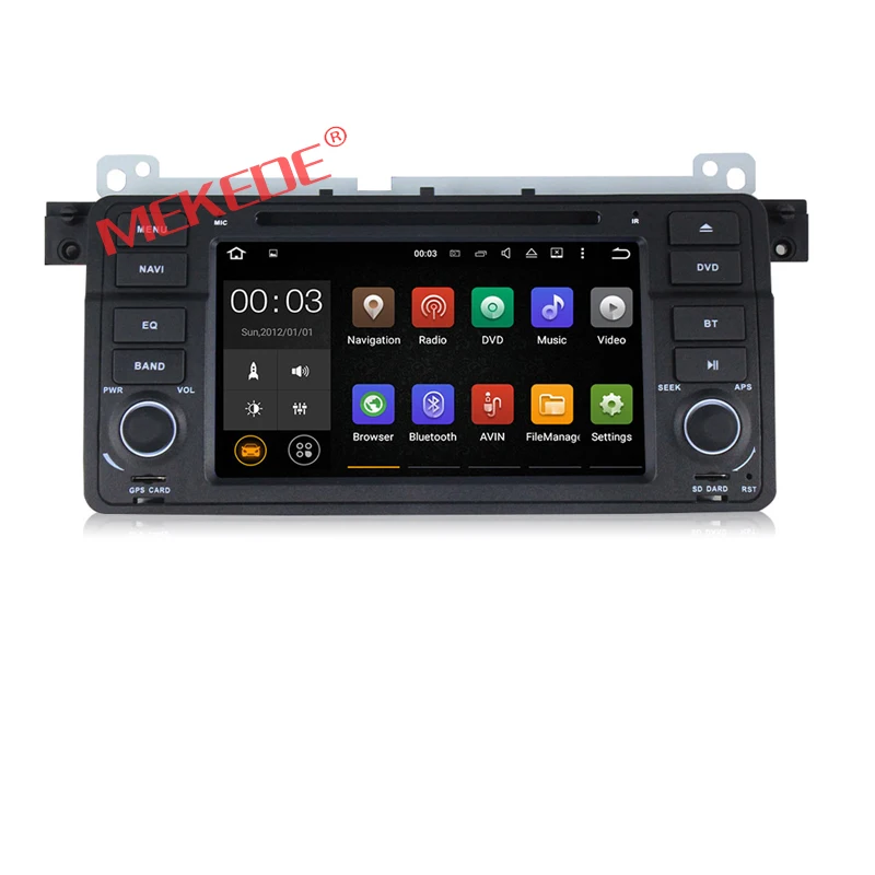Free shipping android 7 1 Car dvd player multimedia system radio for E46 M3 with car