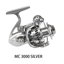Rg Рыболовная катушка MC3000 MC4000 MC5000 MC6000 Литье металла 12BB алюминиевый, из нержавеющей стали, катушка для спиннинга, рыболовные снасти Pesca