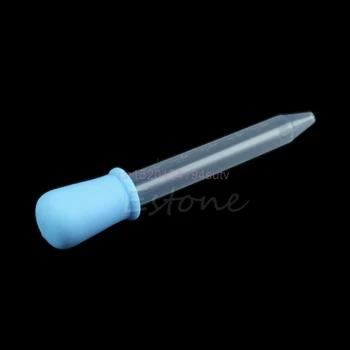 

Baby Kids Feeding Medicine Liquid Eye Ear Dropper Pipette 5mL Clear Plastic #h055#