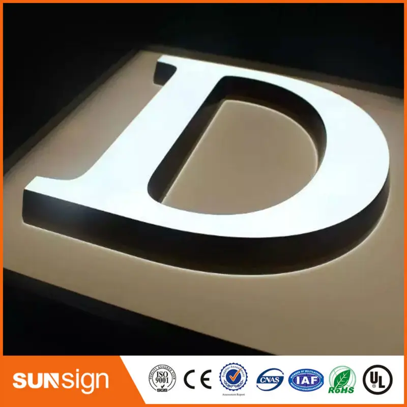 

Outdoor advertising LED illuminated sign letters