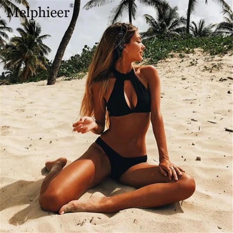 Купальник Melphieer дикий черный бикини 2019 купальники женский купальный костюм с пуш