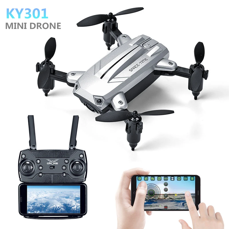 

ky301 Mini Quadcopter With 1080P Camera Folding Selfie dron Fpv Altitude Hold Remote Control rc Helicopter vs jjrc H47 H37
