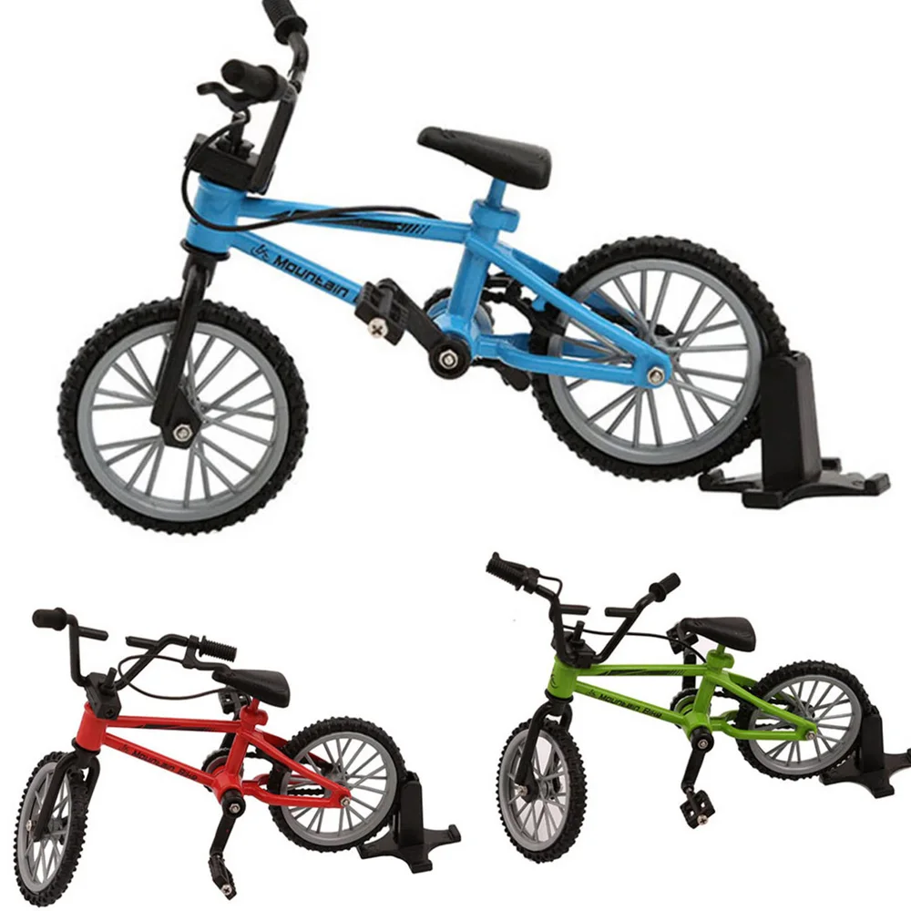 Mini Finger Mountain BikesToys Alloy Bicycle Creative Game Gift for Children 
