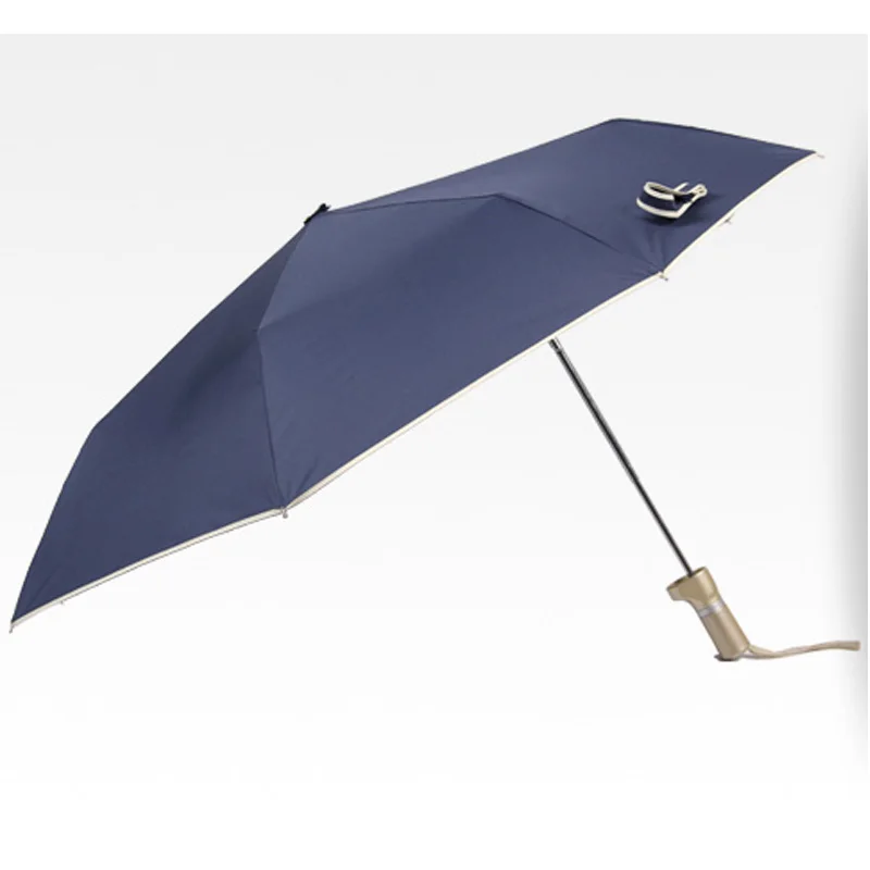 Новое поступление, качественный текцентриковый зонт, анти-УФ, защита от солнца, зонт для мужчин, женский, велосипедный зонт, 3 складных, для улицы, paraguas - Цвет: blue