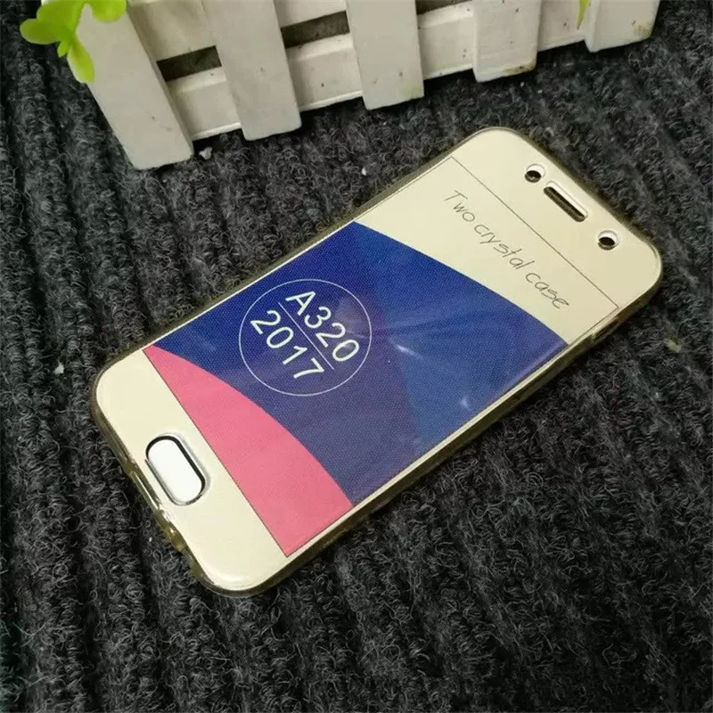 

For Samsung Galaxy A3 2017 Soft TPU Full body Grand Clear Transparent Gel Case Cove Waterproof / dirt / shock proof