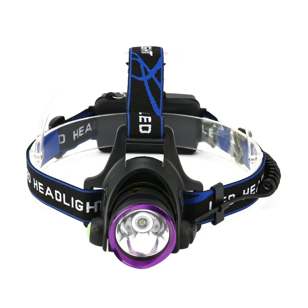 

Free shipment headlamp Led Headlamp Zoomable With 3 Modes Headlight Waterproof Head Torch flashlight Head lamp Fishing Hunting