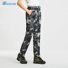 Goexplore ore флисовые брюки женские зимние уличные брюки лыжные водонепроницаемые ветрозащитные дышащие походные спортивные мягкие брюки