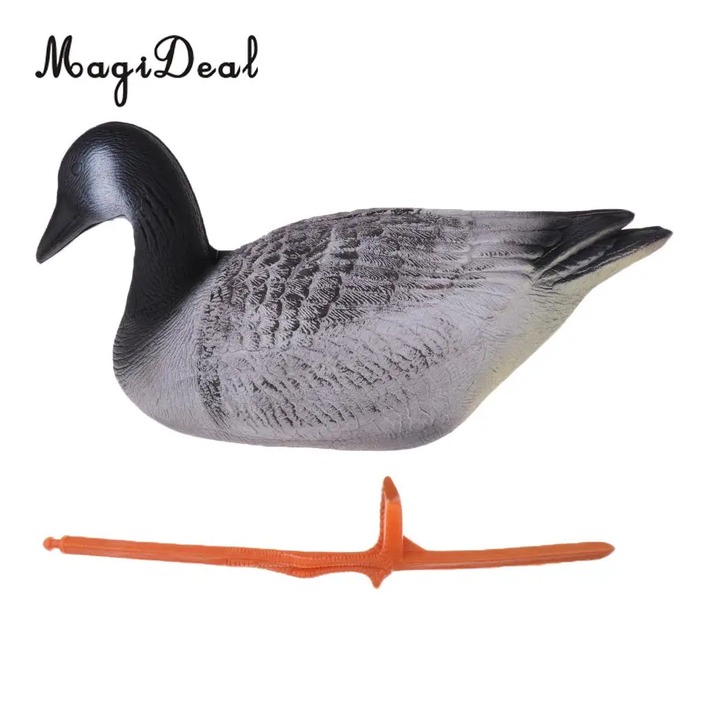 MagiDeal 2 Pieces Portable Lifelike Full Body Goose Hunting Decoy Lawn Yard Decors - 3 kinds