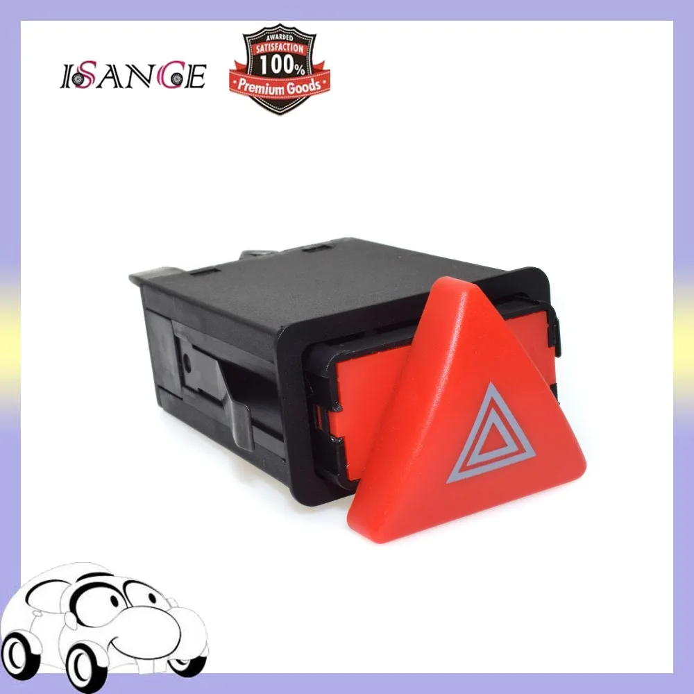 ISANCE Warnblinkschalter Warnblinker Emergency Hazard Flasher Warning Switch For Audi A3 8L1 OEM
