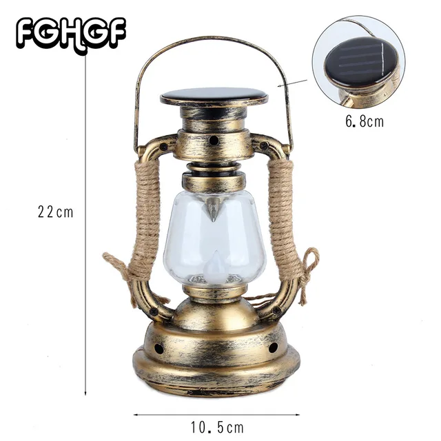1 Pc Classic Kerosene Lamp Kerosene Solar Powder Lanterns Wick Portable