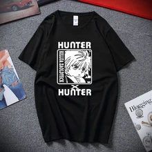 Мужская и женская дизайнерская футболка Hunter X Hunter, Карнавальная футболка GON FREECSS, новинка, аниме Kurapika, модная футболка Killua Zoldyck, футболки
