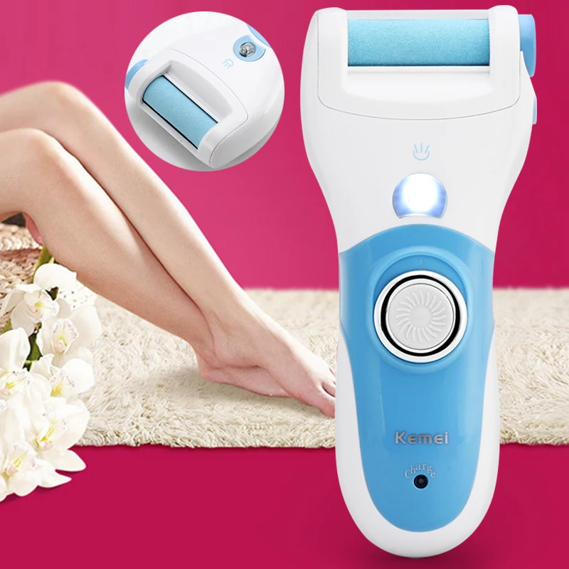 Buy Feet Care Tool Rechargeable Electric Exfoliator Pedicure Foot Dead Dry Skin