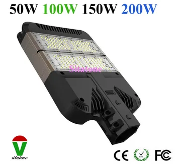 

free shipping 2017 newest 50W 100W 150w 200W led street light ac85-265v