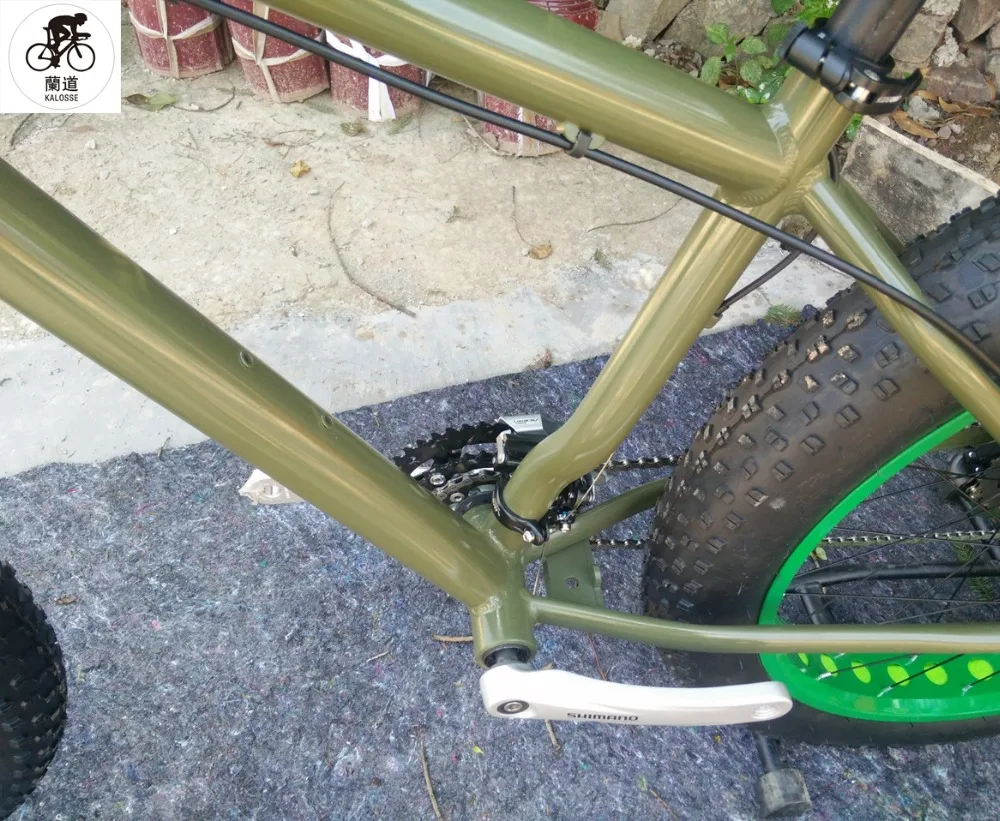 Perfect Kalosse DIY color  Snow bike  mountain  bicycle    21/24/27/30 speed   26*4.0 inch  tires  Beach  bike 4
