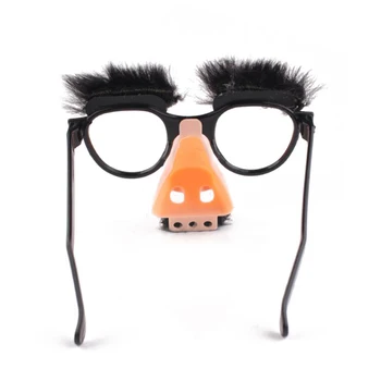 

Halloween Tricky Decoration Big Nose Glasses Toys Party Bar Haunted House Gags Jokes Accessory Prop for Kids Adult Gift Toy