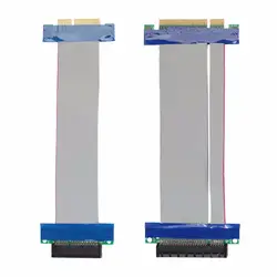 Pci-e Riser Card Extender гибкие мужчин и женщин удлинитель лента адаптер конвертер платы кабельного шнура