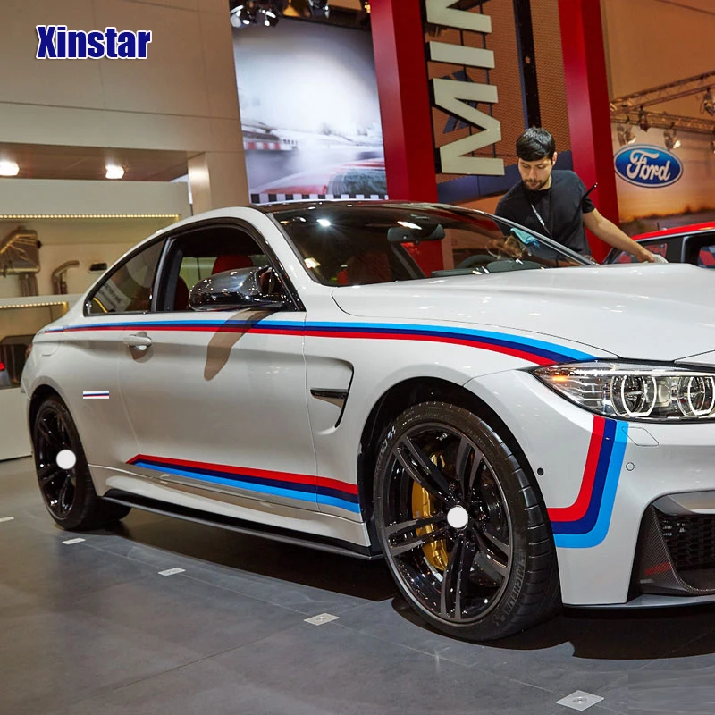 1 Набор M Power Performance Автомобильная дверная наклейка для BMW F30 F10 E60 E90 E46 X1 X3 X4 X5