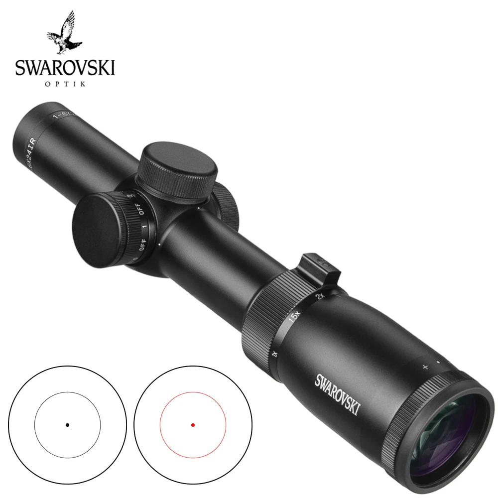 Охотничий Swarovskl 1-6x24 IRZ3 F101 круговой точечный пунктуат дифференциационный прицел стеклянная сетка прицел охотничий прицел