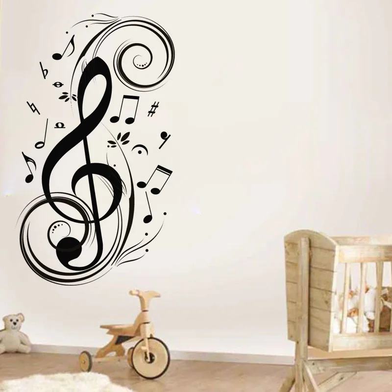 diy musical note home decor music wall sticker removable vinyl decal babys room wall decoration - Music Wall Decor diy musical note home decor music wall sticker removable vinyl decal babys room wall decoration - Music Wall Decor