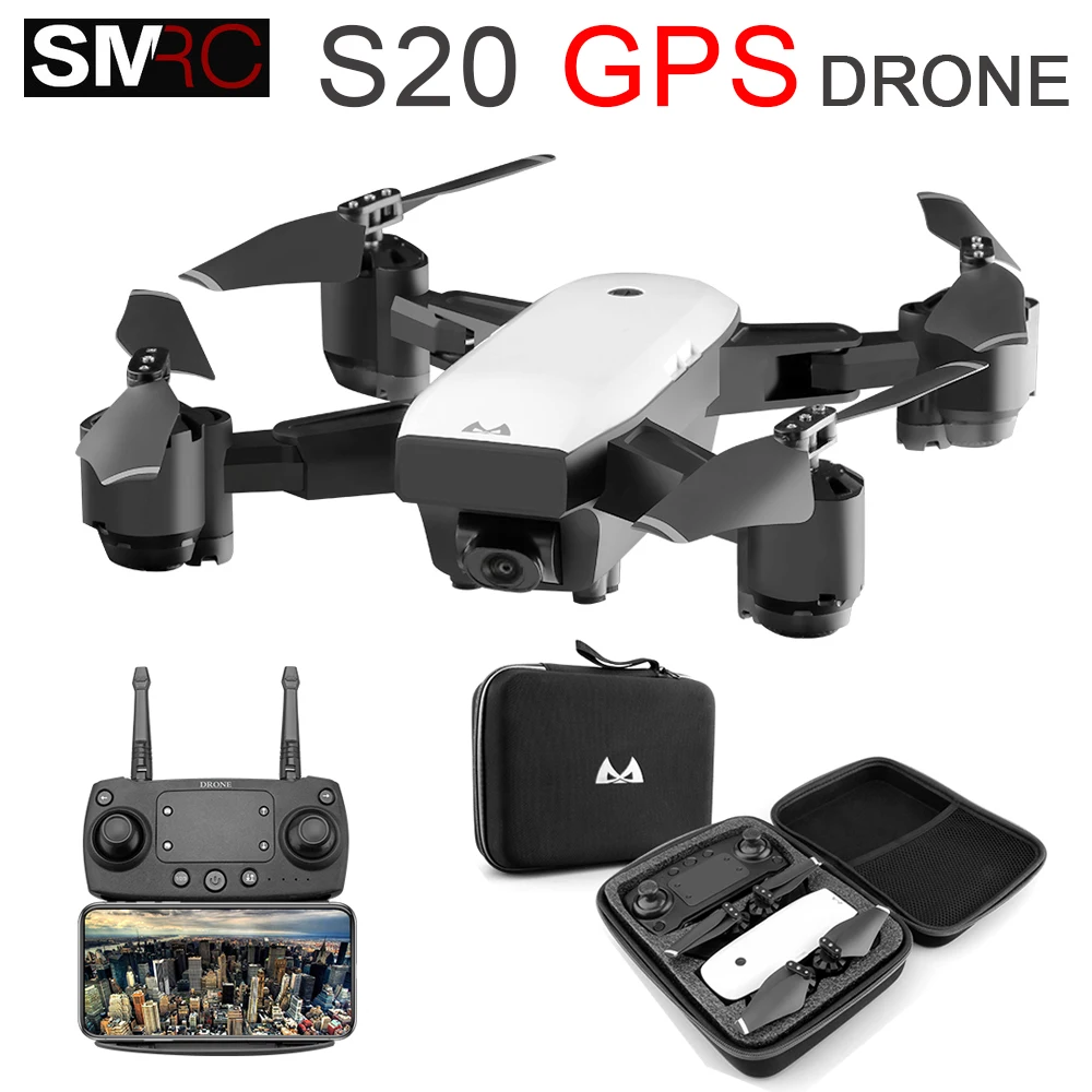 S20 RC Drone Quadcopter WiFi FPV Wide-angle HD Camera With 1080P 2.4G Toy Gifts 