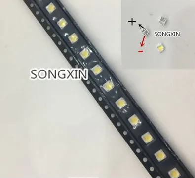 

2000pcs LUMENS LED SMD 3535 3537 1W 3V Cool white LCD Backlight for TV A129CECEBP19C 4jiao