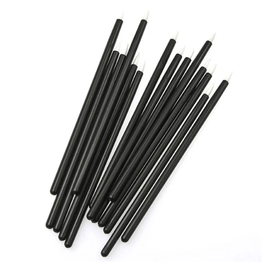 

High Quality 50pcs Disposable Eyeliner Makeup Wand Applicator Cosmetics Brush Tools Gift For Women New Arrival H30423
