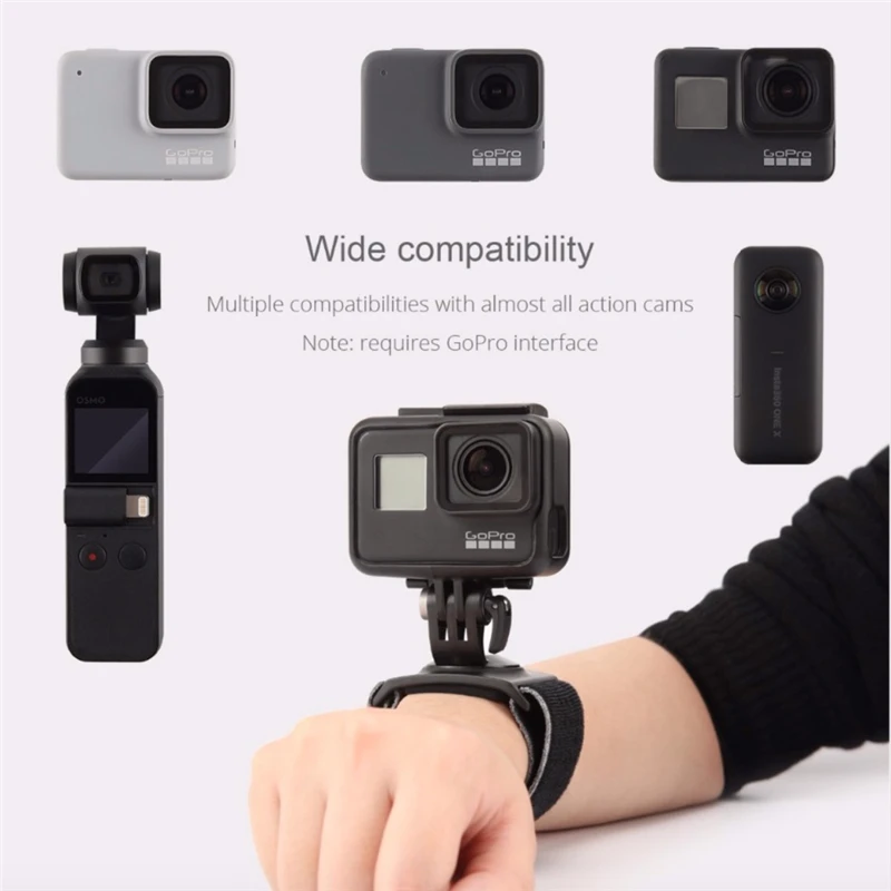 PGYTECH ремешок на запястье и ручка для экшн камеры DJI OSMO карманная Камера GoPro