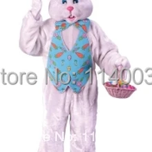 Маскоты розовый Пасхальный заяц Кролик Маскоты костюм персонажа из мультфильма карнавальный костюм маскарадный костюм партии