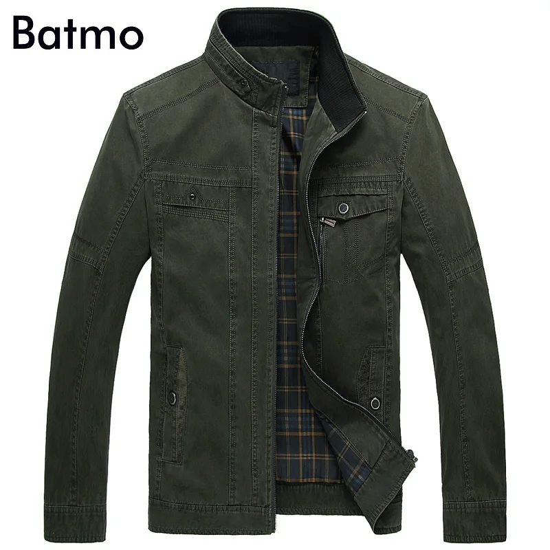 2017 new arrival autumn high quality cotton men's casual jacket,army