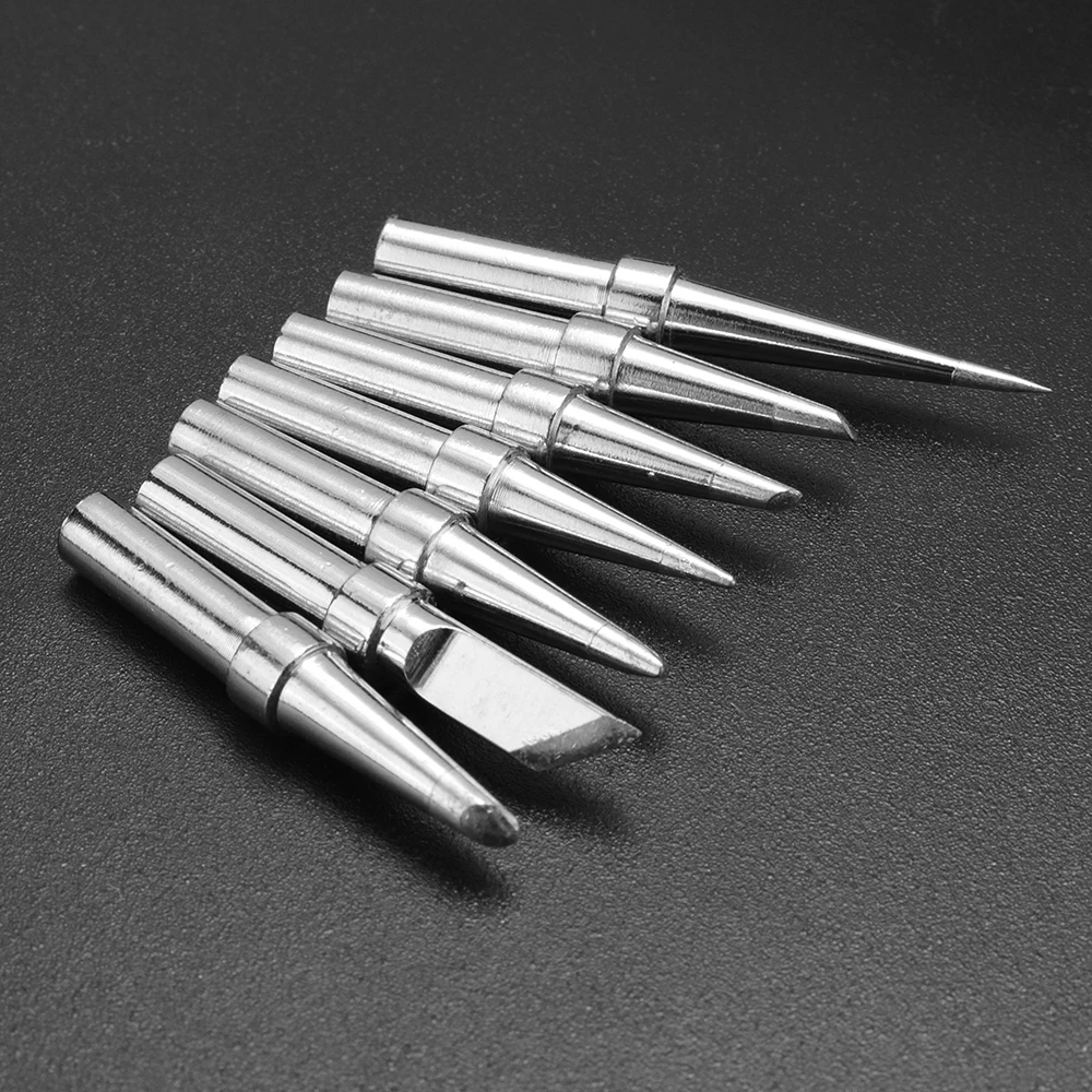 

7Pcs Universal ET Series Lead Free Soldering Iron Tip for WELLER Soldering Iron Station ETP ETO ETS ETA ETF ETAA ETKN