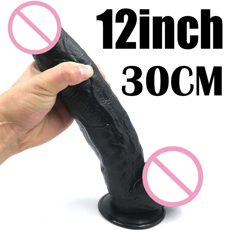 Sex-Products-12inch-30cm-Huge-Dildos-with-Strong-Suction-Cup-Realistic-Big-Dildo-Penis-Female-Masturbator