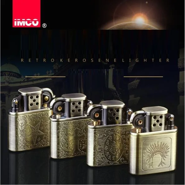 

Genuine Ollie lighter, AI cool IMCO brand, windproof kerosene, pure copper special shaped, fuel lighter.