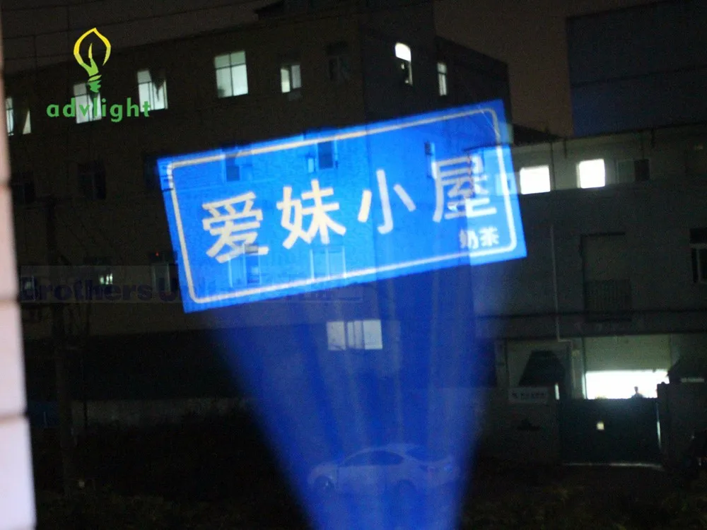 Логотипы лазерный проектор света 20-50 метров Высокая Разрешение магазин большой торговый центр, Ресторан Водонепроницаемый IP20 правительство инжене