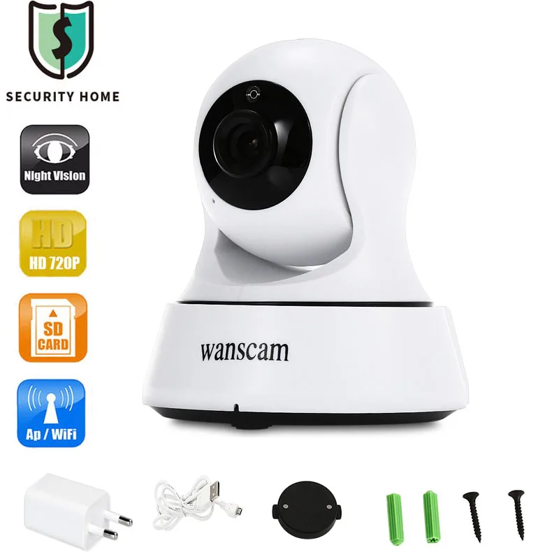 imágenes para Wanscam Home cámaras de Seguridad Ip Inalámbrica Mini cámara de Vigilancia Cámara IP Wifi 720 P de Visión Nocturna CCTV Cámara de Monitor de Bebé imágenes para Wanscam Home cámaras de Seguridad Ip Inalámbrica Mini cámara de Vigilancia Cámara IP Wifi 720 P de Visión Nocturna CCTV Cámara de Monitor de Bebé