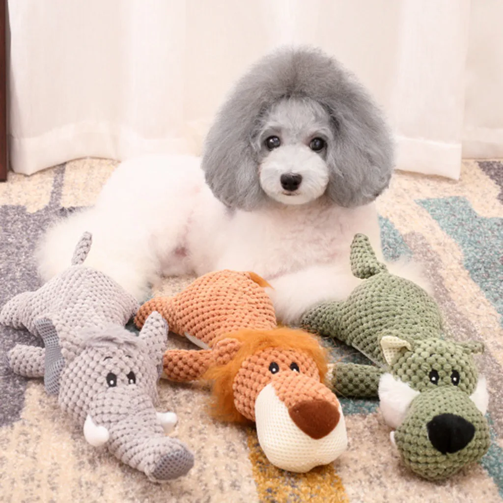 

Pet Cat Dog Squean Toy Soft Squeaker Sound Chew Fetch Interactive Decompression Tool Plush Cats Dog Toys honden speelgoed