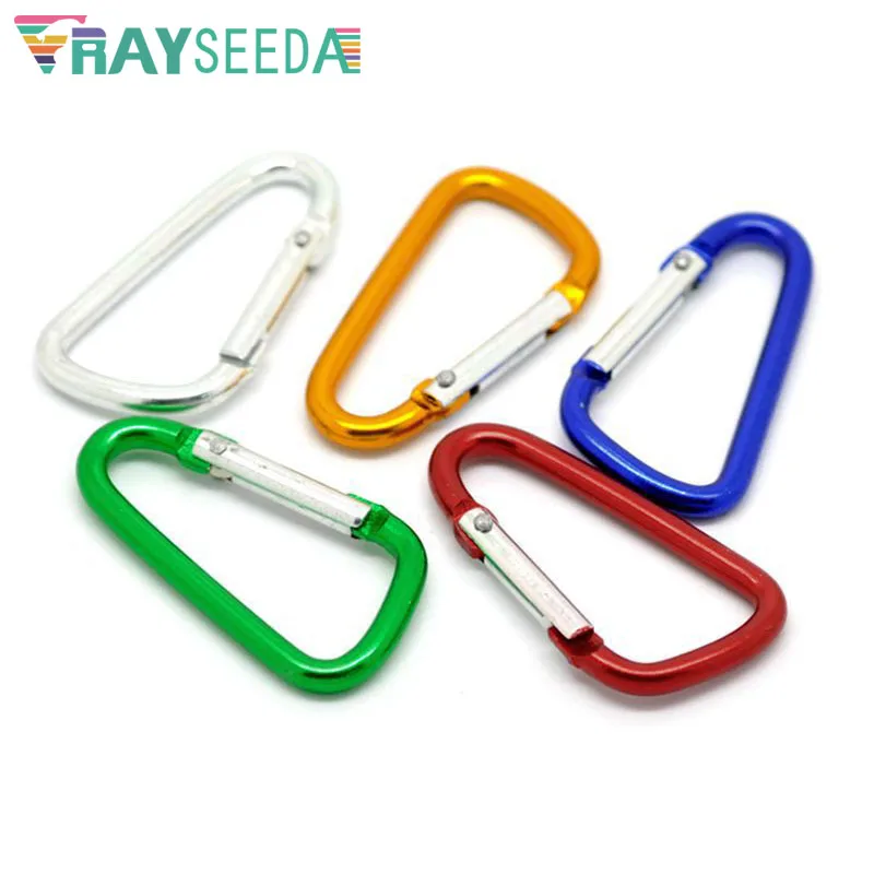 Wholesale Price 100pcs a Lot Multicolor Climbing Carabiners Mini D Shape 5# Carabiner Aluminium Alloy Camping Hook Clip Keychain Wholesale Price 100pcs a Lot Multicolor Climbing Carabiners Mini D Shape 5# Carabiner Aluminium Alloy Camping Hook Clip Keychain