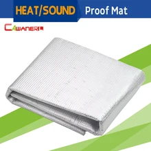 Cawanerl 50 см X 100 см Авто брандмауэр двери капот Звукоизоляция тепла Термальность щит изоляции мат Deadener мертвящей 2" X 40"