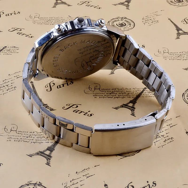 2022 Exquisite Processing Business About Men Stainless Steel Band Machinery Sport Quartz Watch Luxury Wrist Watch Man Clock