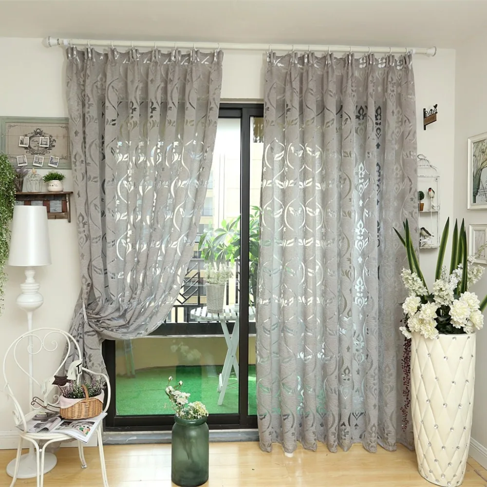 Moderne vorhang küche fertige bronze farbe vorhänge fenster elegante wohnzimmer home vorhängechina mainland