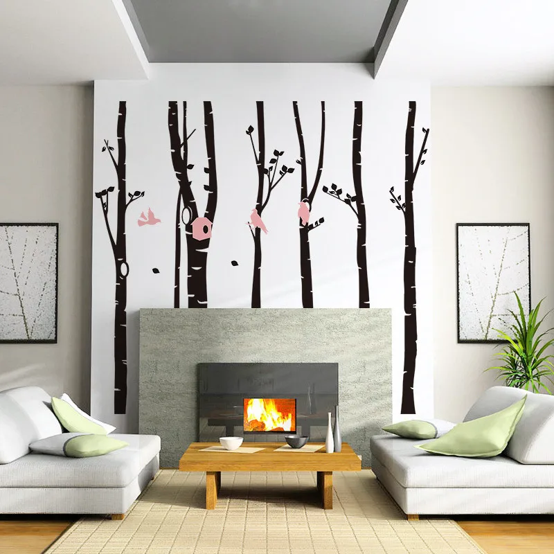 3D wall sticker for living room removable pvc wallpaper DIY self