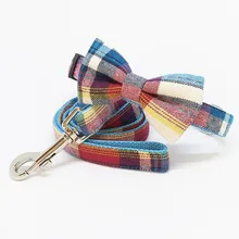 Plaid Dog Collar leash with bow tie set,high quality dog collar, Dog Lover Gift, Pet Collar, Dog Stocking Stuffer, Puppy Collar Plaid Dog Collar leash with bow tie set,high quality dog collar, Dog Lover Gift, Pet Collar, Dog Stocking Stuffer, Puppy Collar