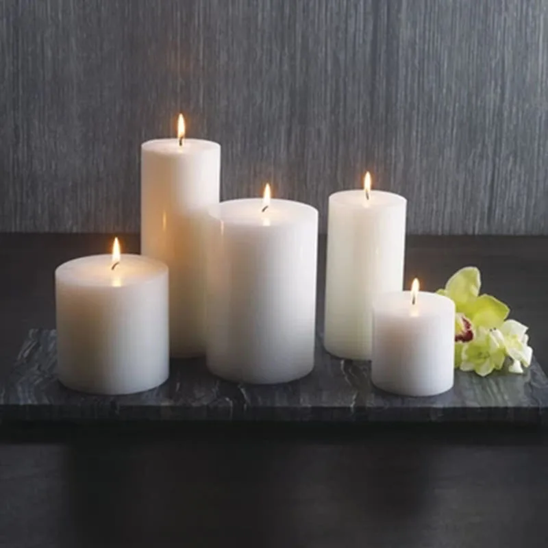 Художественные белые сверкающие огни для свадеб, украшения, рождественские свечи на день рождения, вельветовые свечи, романтические вечерние свечи для украшения дома LZ24 - Цвет: White 5x10