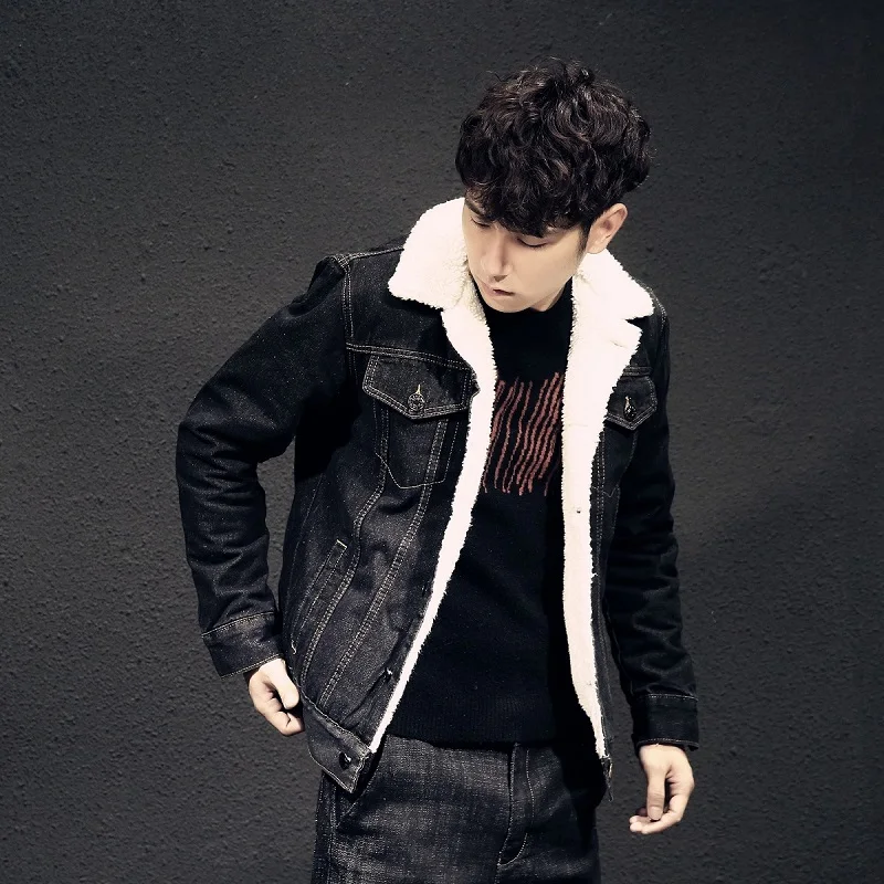 2019 Men Fashion Denim Jackets Autumn 