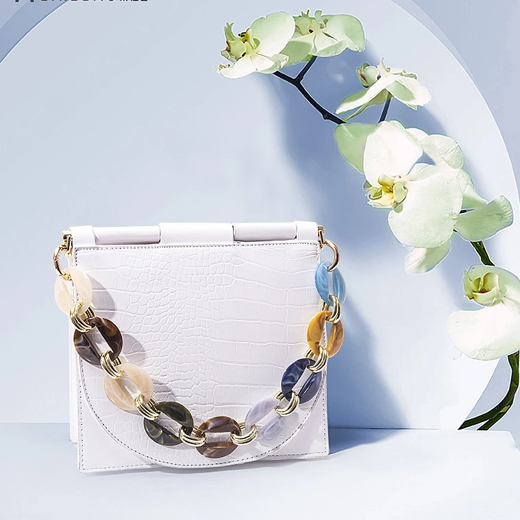 

Women Bucket Bag Acrylic Chain Handbag Evening Bag Ins Luxury Handbag Banquet Party Purse Shoulder Crossbody Bags Clutch