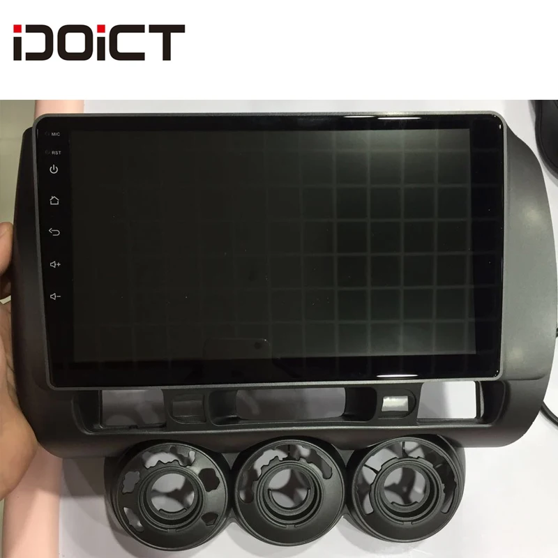 IDOICT Android 8,1 2.5D автомобильный dvd-плеер gps навигация Мультимедиа для Honda Fit Jazz правый руль RHD Радио 2004-2007